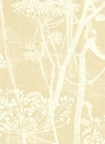 Cole & Son Carta da parati Cow Parsley - Sand/ Offwhite