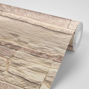 Carta da parati – Pietra Beige Elegante