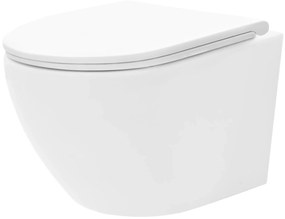 Vaso WC sospeso Rea Carlo Mini Tornado Rimless Flat Pro