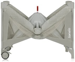 Lionelo - Lettino da viaggio FLOWER Cappuccino