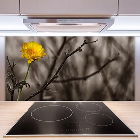 Pannello cucina paraschizzi Ramo di fiore 100x50 cm