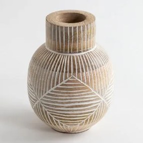 Vaso in legno di mango Gelo Legno di mango - Sklum