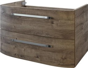 Mobile da bagno sospeso Contea di Pelipal L 78 x H 48 x P 49.5 cm rovere ribbeck, 2 cassetti