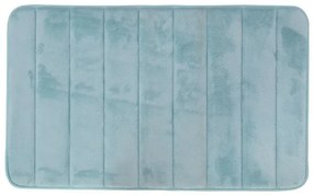 Tappeto bagno 100% poliestere 45x75 acquamarina antiscivolo Memo