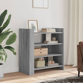 Credenza grigio sonoma 73,5x35x75 cm in legno multistrato