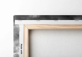 Quadro su tela – Unico Londra e fiume Tamigi in bianco e nero