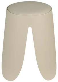 Sgabello beige in plastica impilabile Comiso – Wenko