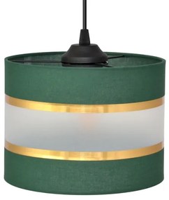 Lampadario a sospensione con filo HELEN 3xE27/15W/230V verde/oro