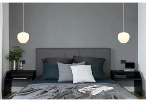 Globo 15548H1W - Lampadario a sospensione con filo MAXY 1xE27/60W/230V diametro 29 cm bianco