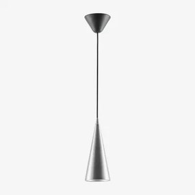 Lampada Da Soffitto In Ferro Doryn Grigio Cromato - Sklum