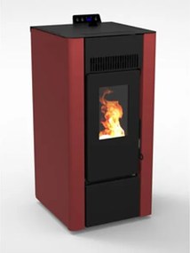 Stufa a Pellet Ventilata C Line Air Efesto 6 7,4 kW Bordeaux