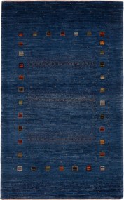 Loribaft Tappeto persiano 80 x 140 Blu (Iran) Annodato A Mano