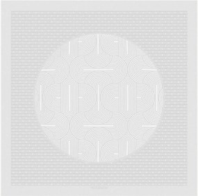 Tovaglia jacquard Le Cercle Blanc