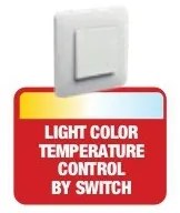 Redo 05-933 - Plafoniera LED KNOB LED/36W/230V 3000K-6500K 40 cm nero