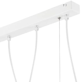 Lampadario su corda TARO 5xE27/60W/230V bianco