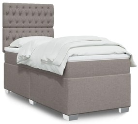 Giroletto A Molle Con Materasso Tortora 90x190 Cm İn Tessuto /