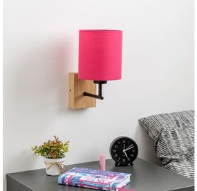 Brilagi - Applique NUBILA WOOD 1xE27/25W/230V quercia/rosa