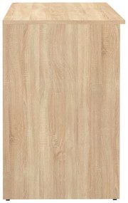 Tavolo da lavoro con piano in rovere 50x115 cm Oxford - TemaHome