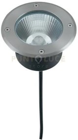 Faro a incasso calpestabile led walk acciaio tondo 12w 1500lm 4000k...