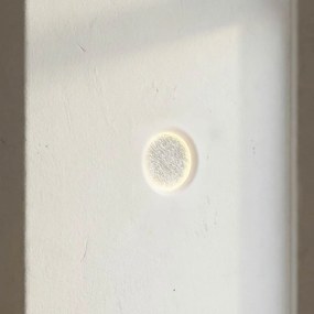 Lampada LED da incasso 85W Effetto Luna 30x30 cm in Gesso