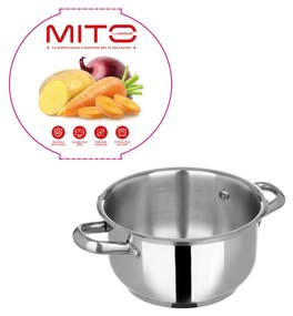 Casseruola 16 cm in acciaio inox Mito