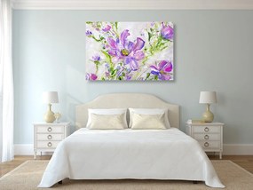 Stampa su tela – Fiori dipinti dell'estate