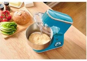 Sencor - Robot da cucina con ciotola in acciaio inox 1300W/230V turchese