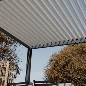 Pergola bioclimatica motorizzata Ombréa autoportante 3x6M (vari colori)