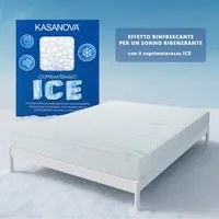 Coprimaterasso matrimoniale effetto rinfrescante Ice