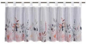 Tenda sottile bianca 135x45 cm Floral – Sehlbach