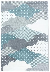 Tappeto per bambini blu-grigio 80x150 cm Bambi - Ayyildiz Carpets
