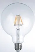 Lampadine led filamento globo g125 e27 8w 1055lm 5000k