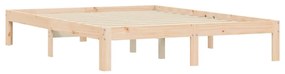 Giroletto 135x190 cm legno massello di pino 4ft6 double