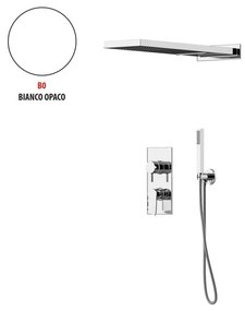 Kit incasso doccia Soffio c/GBOX bianco