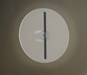 Koi-pa30 n lampada da parete o soffitto in vetro rifiniture nero op...