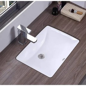 REA-U6653 - Lavabo ad incasso ADELA 33x46 cm ceramica/bianco lucido