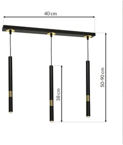 Lampadario su filo MONZA 3xG9/7W/230V