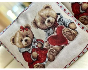 Federa cuscino gobelin Bear heart