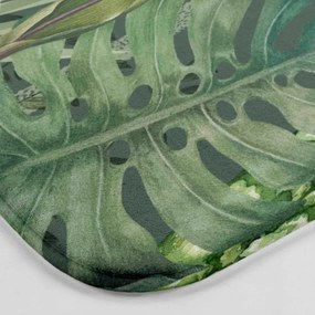 Tappetino da bagno verde 45x75 cm Vagabonde - douceur d'intérieur