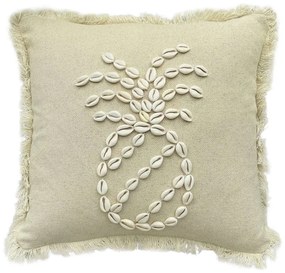 Federa decorativa in cotone 43x43 cm Seashells – Mioli Decor