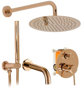 Set da vasca-doccia da incasso Rea Lungo Copper + Box