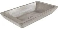 Lavandino da appoggio 'Beton Comodo Basin' in cemento e resine cm 58,5x33,5x12h by Cipi