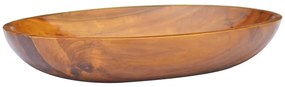 Lavabo İn Legno Massello Di Teak 60x40x10 Cm /