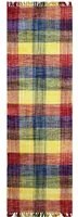 Tappeto moderno sacramento, stile kilim, 100% cotone, multicoloree, 240x60cm