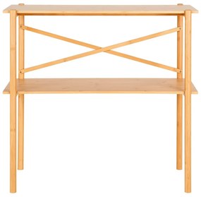 Consolle in bambù di colore naturale 32x83 cm Manaus - House Nordic