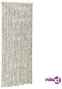 vidaXL Zanzariera Grigio Chiaro e Grigio Scuro 56x185 cm Ciniglia