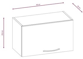 Cucina componibile VALERIA 240 cm rovere sonoma/marrone