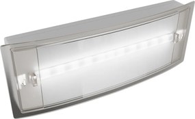 Lampada Emergenza LED da incasso o da muro Autonomia 3h S.A. o S.E. Colore Bianco Freddo 6.000K