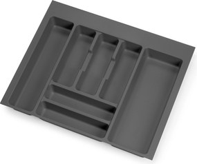 Portaposate Optima Vertex 500mm Plastica Grigio Emuca...