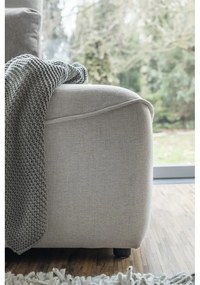 Divano letto angolare crema (variabile) Homely Tommy - Miuform